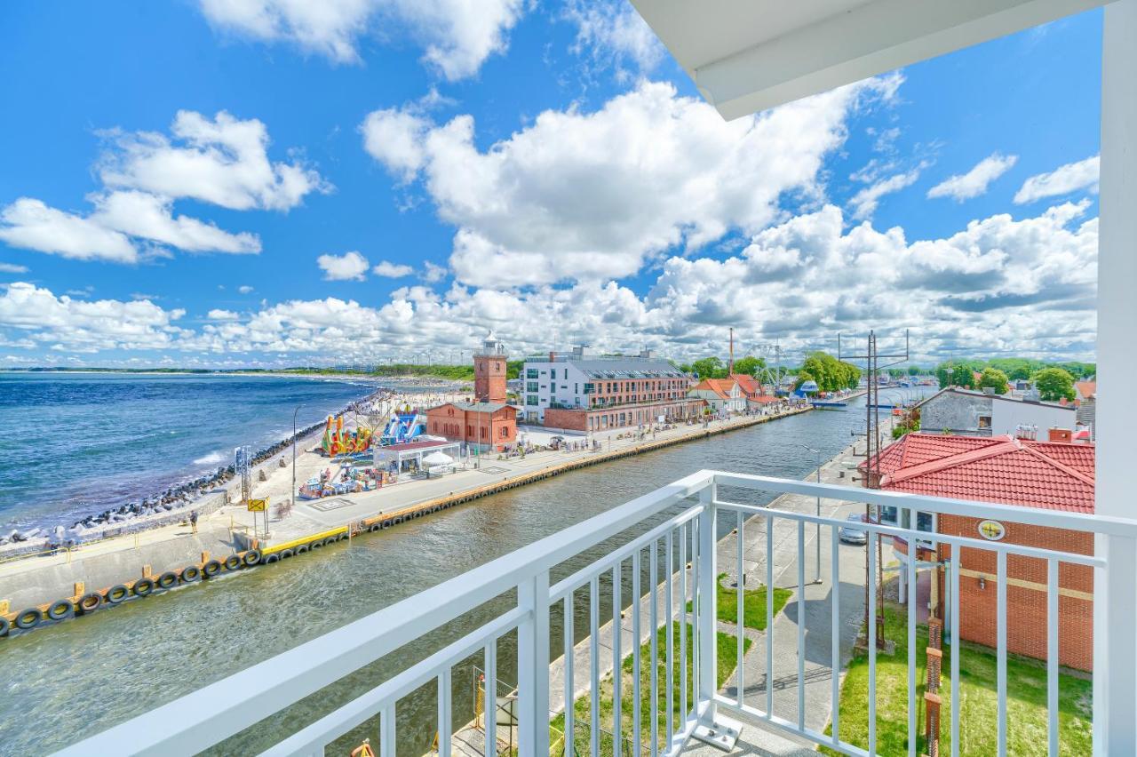 Apartamenty Marina Z Widokiem Na Morze Darlowko Kültér fotó