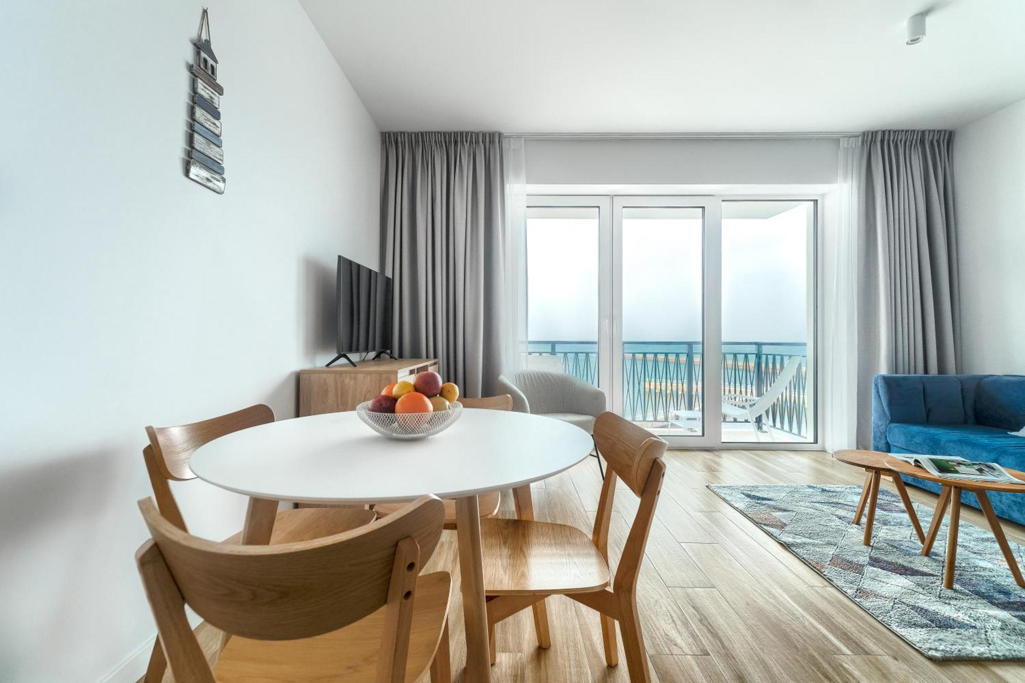 Apartamenty Marina Z Widokiem Na Morze Darlowko Kültér fotó